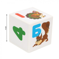 Дитячий розвиваючий набір кубиків "Абетка + Арифметика" 2728TXK 24 кубики