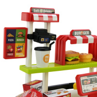 Дитяча іграшкова кухня "Фаст-фуд" 668-159/160(Green) з аксесуарами 