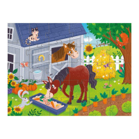 Дитячий пазл "Обід для коника" 300684, 30 елементів