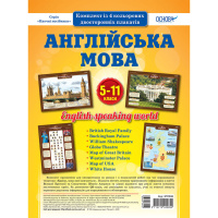 Наглядовий посібник "Набір плакатів Англійська мова" ЗПП048, 5-11 класи