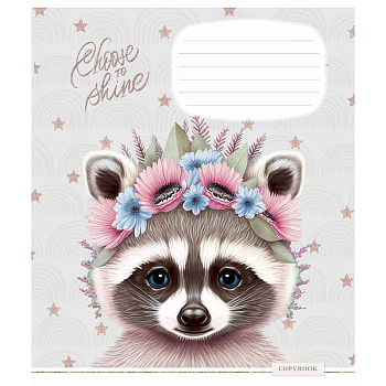 Зошит учнівський "Shiny friends" 012-3244L-5 в лінію, 12 аркушів 