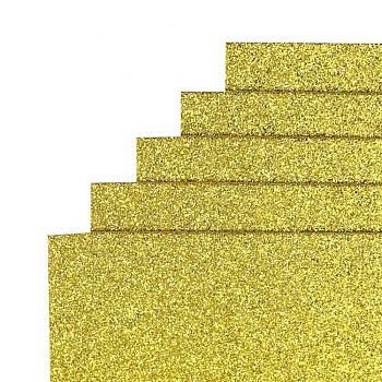 Фоаміран для творчості А4 17GLA4-039 жовтий 1,7х0,1 мм 