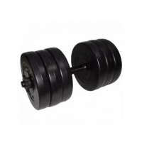 Гантель складальна композитна в пластиковій оболонці Rock pro 15,5 кг NE-PL-G-015