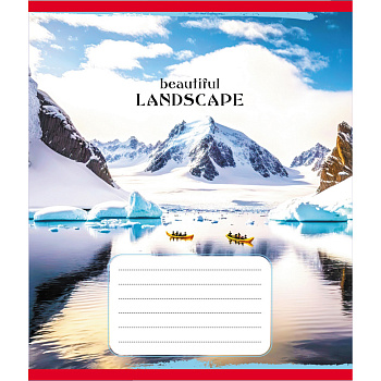 Зошит учнівський "Байдарки" 018-540017L-3 в лінію, 18 аркушів 