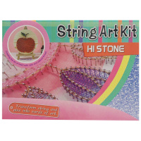 Дитячий набір для творчості стрінг-арт "Яблуко" YG0115(28287) дерев'яна основа