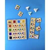 Дерев'яний пазл-сортер "Літаки" Ubumblebees (ПСФ105) PSF105 вивчення кольорів