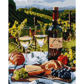 Картина за номерами "Полуденний бенкет" ©art_selena_ua KHO5697, 40х50 см  