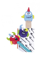 Дитячий набір для ліплення з полімерної глини "Закладки Монстри" (ПГ-006) PG-006 закладки для книги