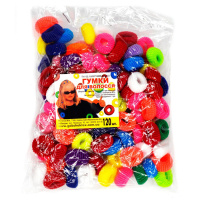 Набір резинок для волосся "Міні" 0307-1130 120 штук, різнокольорові