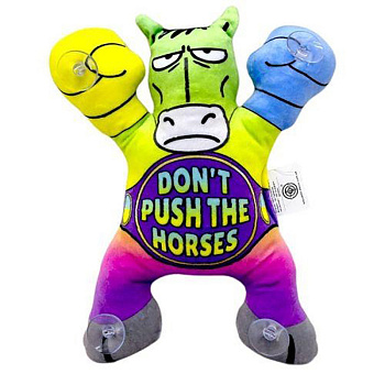 Дитяча м'яка іграшка "Кінь на липучках" розмір 22 см