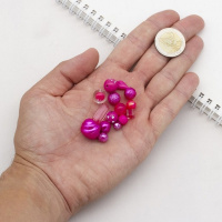 Декоративні намистинки для творчості Бомбей Dom Busin УТ100014226 в упаковці 56 шт