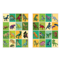 Дитяча розмальовка зі стікерами "Світ хижих динозаврів" CB25, 16 сторінок