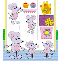 Дитяча багаторазова розмальовка "Диво-цифри" 559005, 5 сторінок