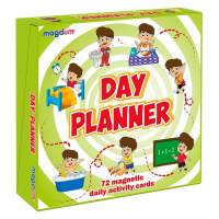 Дитячий розвиваючий набір магнітів "Розпорядок дня" ML4032-03, 72 магнітні фігурки