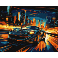 Картина по номерам "Нічне місто" KHO3644 40х50см                                                 