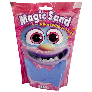 Креативна творчість "Кінетичний пісок Magic sand" 39403-9 синій 500 грам