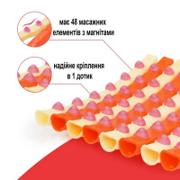 Обруч із масажними магнітними кульками Magnet Massage Hoop NE-F-50