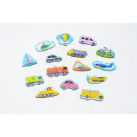 Дерев'яний магнітний пазл "Машинки" Puz-22932, 30 елементів