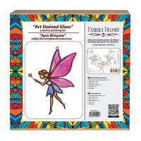Набір для вітражного живопису за номерами "Фея" FDSGK-21