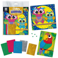 Набір для творчості зі блискучою мозаїкою "Сова та Папуга" VT4511-14