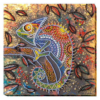 Набір-міді для вишивання бісером "Хамелеон" AMB-034 20х20 см