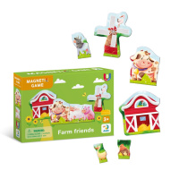 Дитяча магнітна гра "Друзі з ферми" 200255, 8 елементів