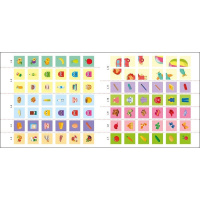 Книжка Англійська з наліпками "Лео та Ліз йдуть до супермаркету" 1731005