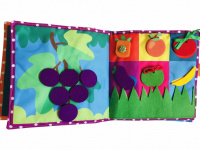 Текстильна розвиваюча книга для малят "Сонечко" 403686