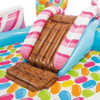 Дитячий надувний ігровий центр "Територія солодощів" 57149 з гіркою