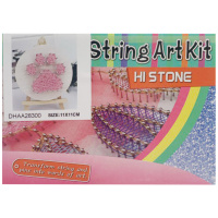 Дитячий набір для творчості стрінг-арт "Лапка" YG0115(28300) дерев'яна основа