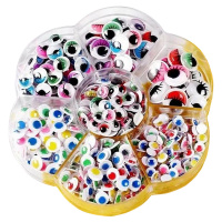 Декоративні оченята для творчості RESTEC, різних розмірів