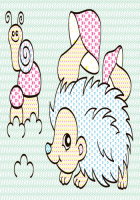 Дитяча водна розмальовка: Дикі тварини 734008, 8 сторінок