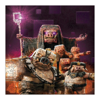 Фігурний пазл з дерева "Майнкрафт" PZ005-A3C-AC 180-250 деталей, розмір А3