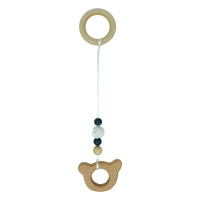 Дитячий дерев'яний гризунок "Ведмедик" MGZ-0410-2 з підвіскою