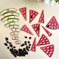 Дерев'яний пазл-сортер "Кавун - 2" (ПСД171) PSD171