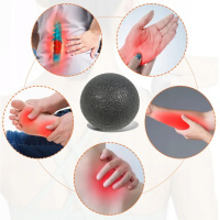 Масажний м'яч NE-EP-14 6 см чорний