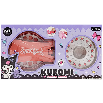 Набір для творчості "Kuromi" DM249-132(Coral) пристрій для кріплення страз, стрази