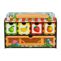 Дерев'яна настільна гра "Рахунок -2" Ubumblebees (ПСД070) PSD070 сортер-комодик