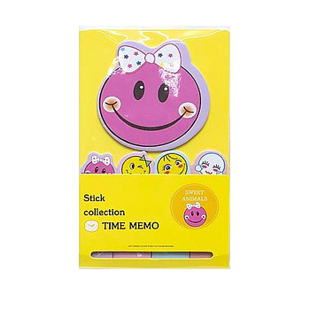 Паперові стікери Смайл Bambi N7-006-4 для нотаток 