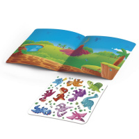 Набір для творчості "Динозаври" VT4206-48, 10 наліпок на планшетці