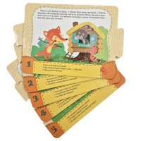 Дитяча Казка-пазл "Колобок. Лисиця та заєць" 826004 картон, 5 сторінок