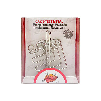 Металева головоломка "Perplexing puzzle" 5562D-16, 3 складність