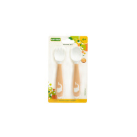 Дитяча набір для годування 6120 (виделочка та ложечка з гнучкою ручкою)                                         