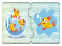 Дитячі пазли-половинки "Частина і ціле" 1214003 укр. мовою