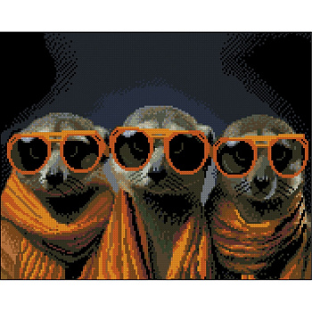 Алмазна мозаїка "Круті хлопці" ZAV4050-2 без підрамника 40х50 см 