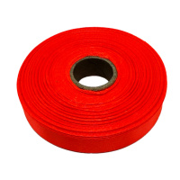 Атласна стрічка для рукоділля АБ-619, 1,2 см х 23 м, оранж неон