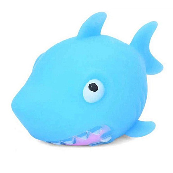 Дитяча іграшка-антистрес "Акула" MS 4043(Blue) з борошном, 10 см