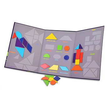 Дитяча розвиваюча гра "Магнітний танграм" 8326-2, 27 деталей