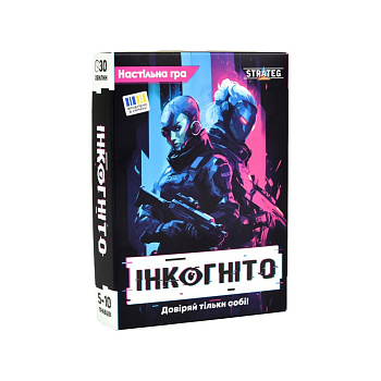 Карткова гра Інкогніто 30111 картки 36 штук, жетони 30 штук