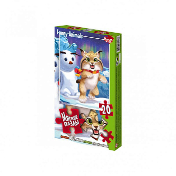 М'які пазли "Рись" S20-09-14, 20 елементів